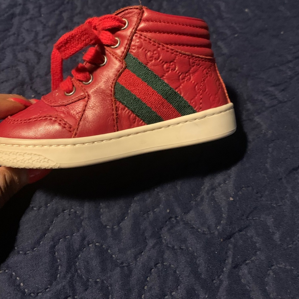 COPY - Red Gucci High Top size 5